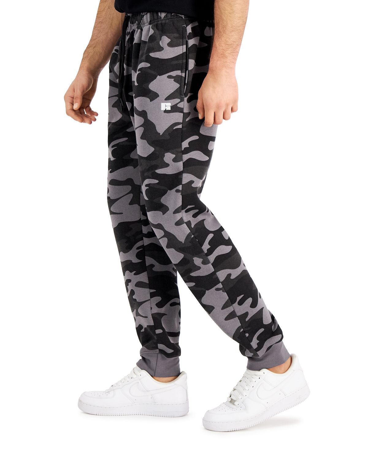 Russell Athletic Club Camo Joggers Black Camo