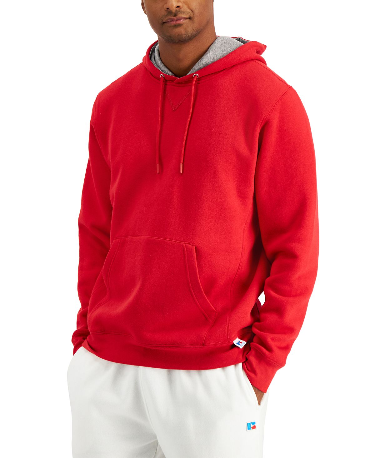 Russell Athletic Fleece Hoodie Sweatshirt Red Coast