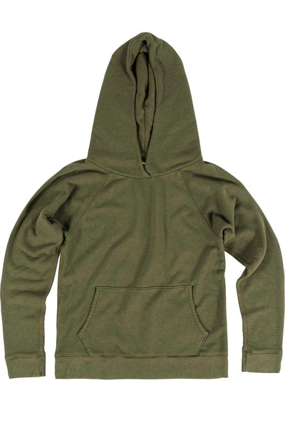 Rxmance Unisex Army Green Hooded Sweatshirt