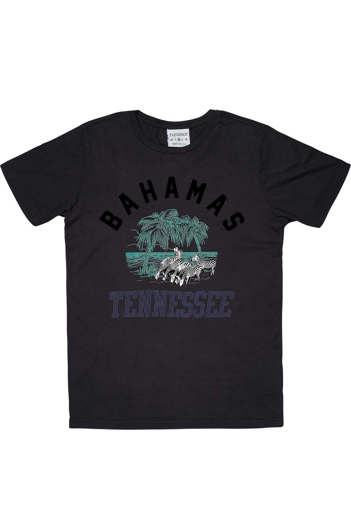 Rxmance Unisex Black 'Bahamas Tennessee' Tee