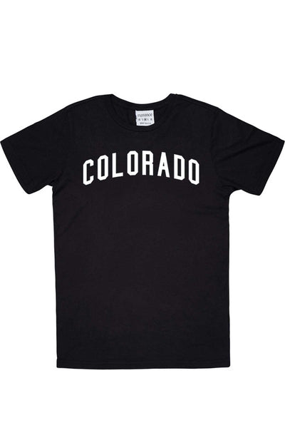 Rxmance Unisex Black Colorado Crew Tee