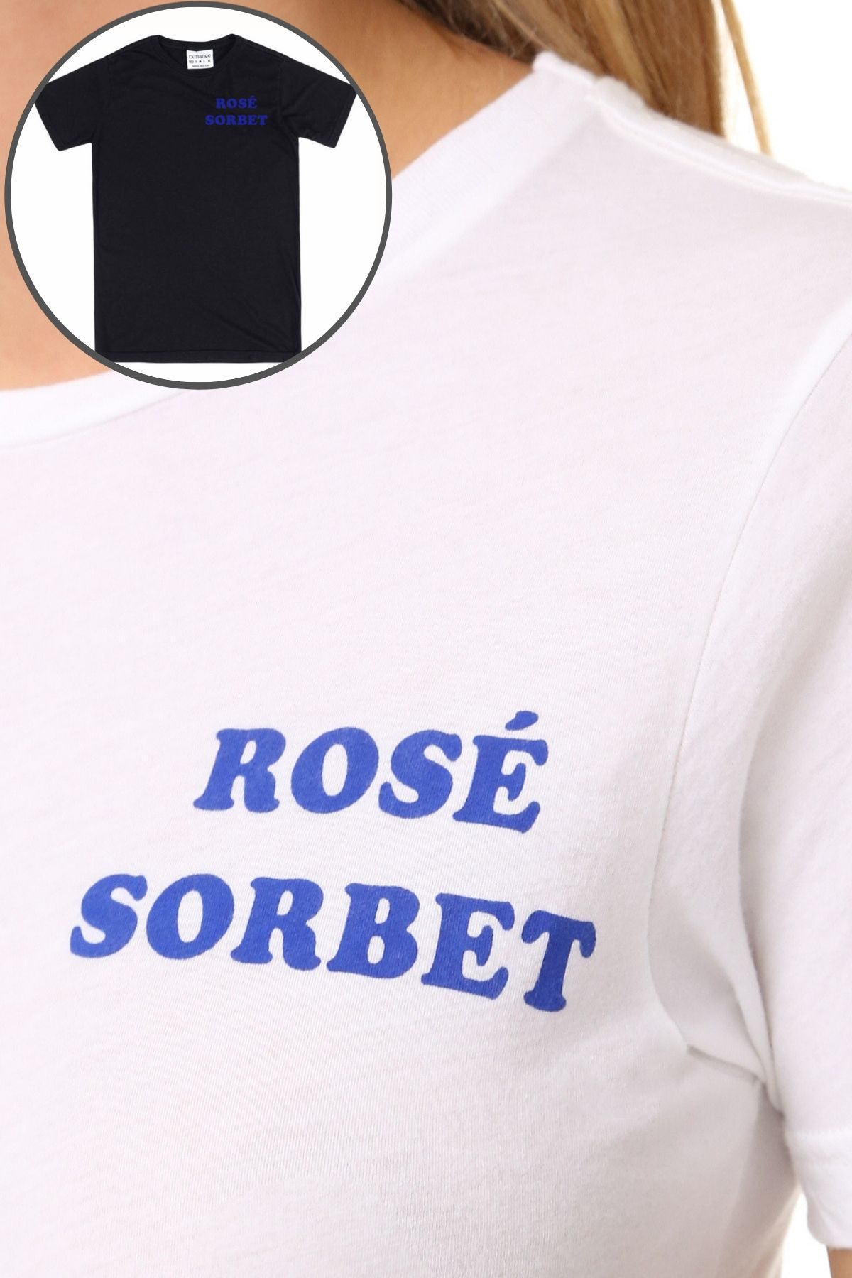 Rxmance Unisex Black Front/Back 'Champagne' Tee