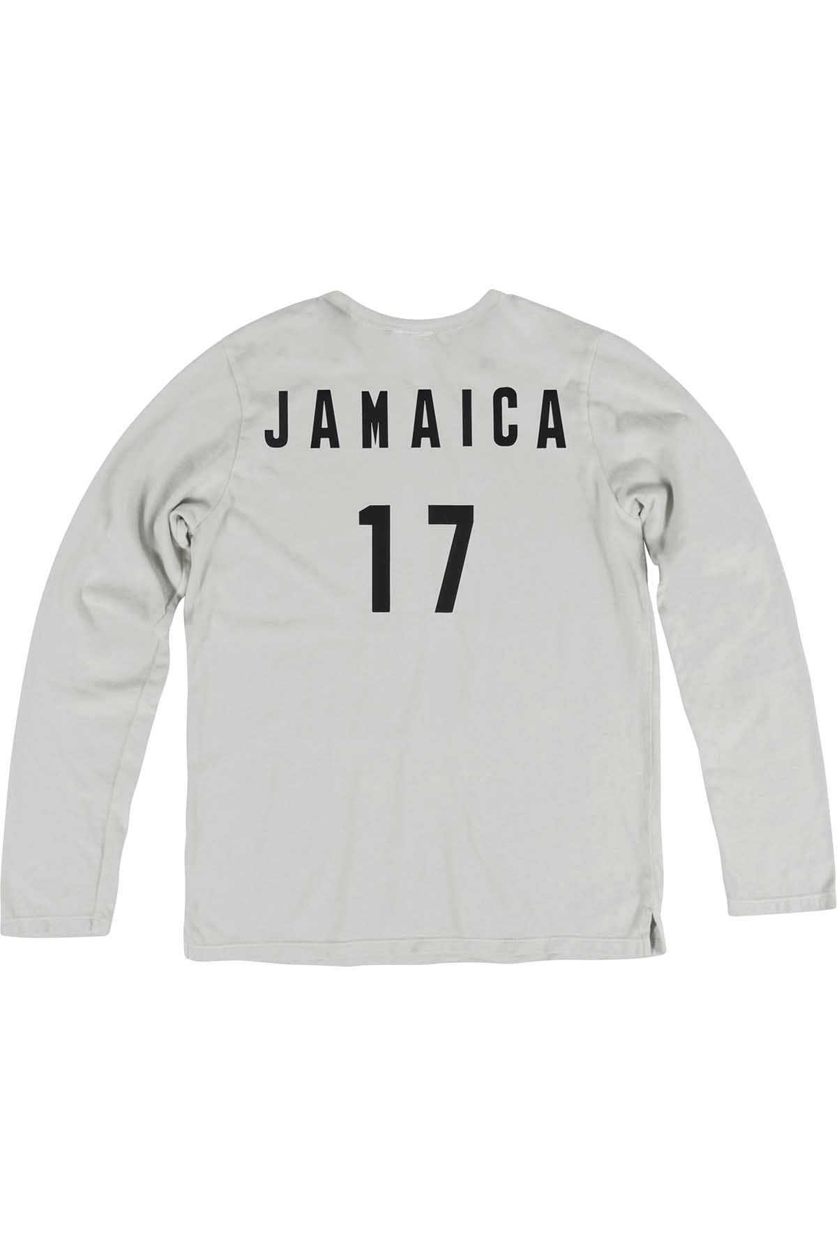 Rxmance Unisex Fog Grey Jamaica Loose Knit Long Sleeve Tee