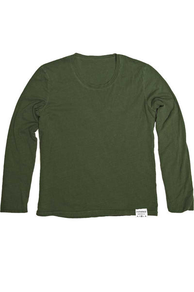 Rxmance Unisex Forest-Green Reversible Long-Sleeve Tee