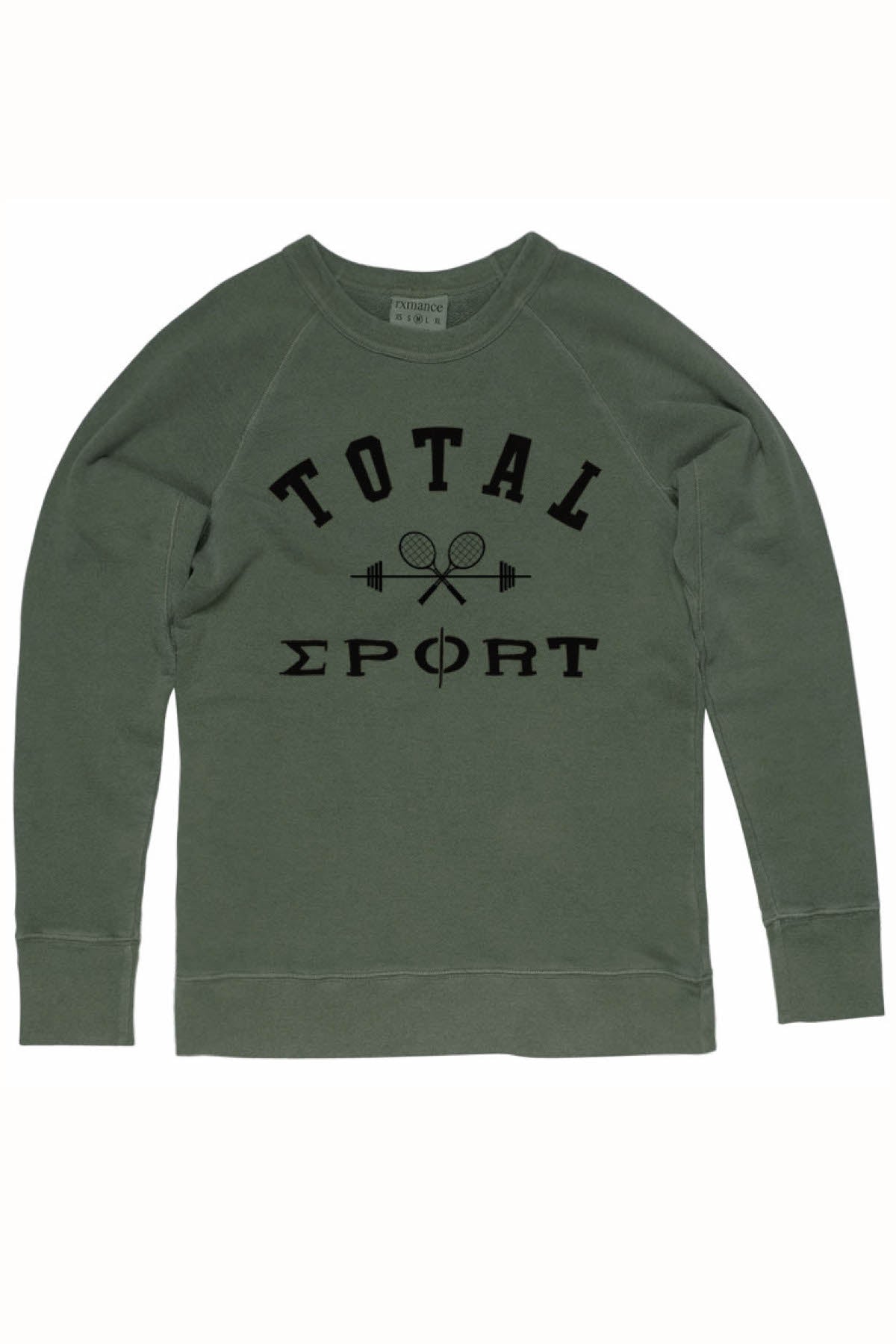 Rxmance Unisex Grey Green Total Sports Sweatshirt