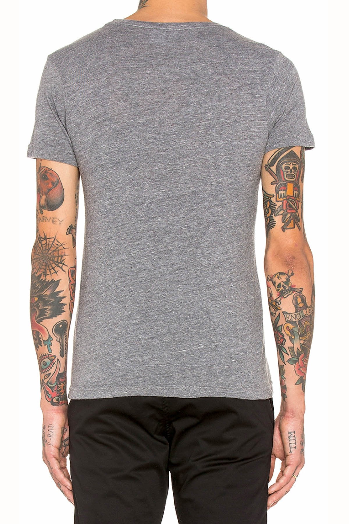 Rxmance Unisex Heather Grey 'Arm Wrestling' Tee