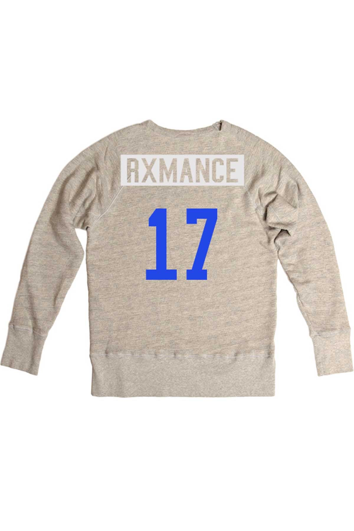 Rxmance Unisex Heather Grey Jersey Sweatshirt