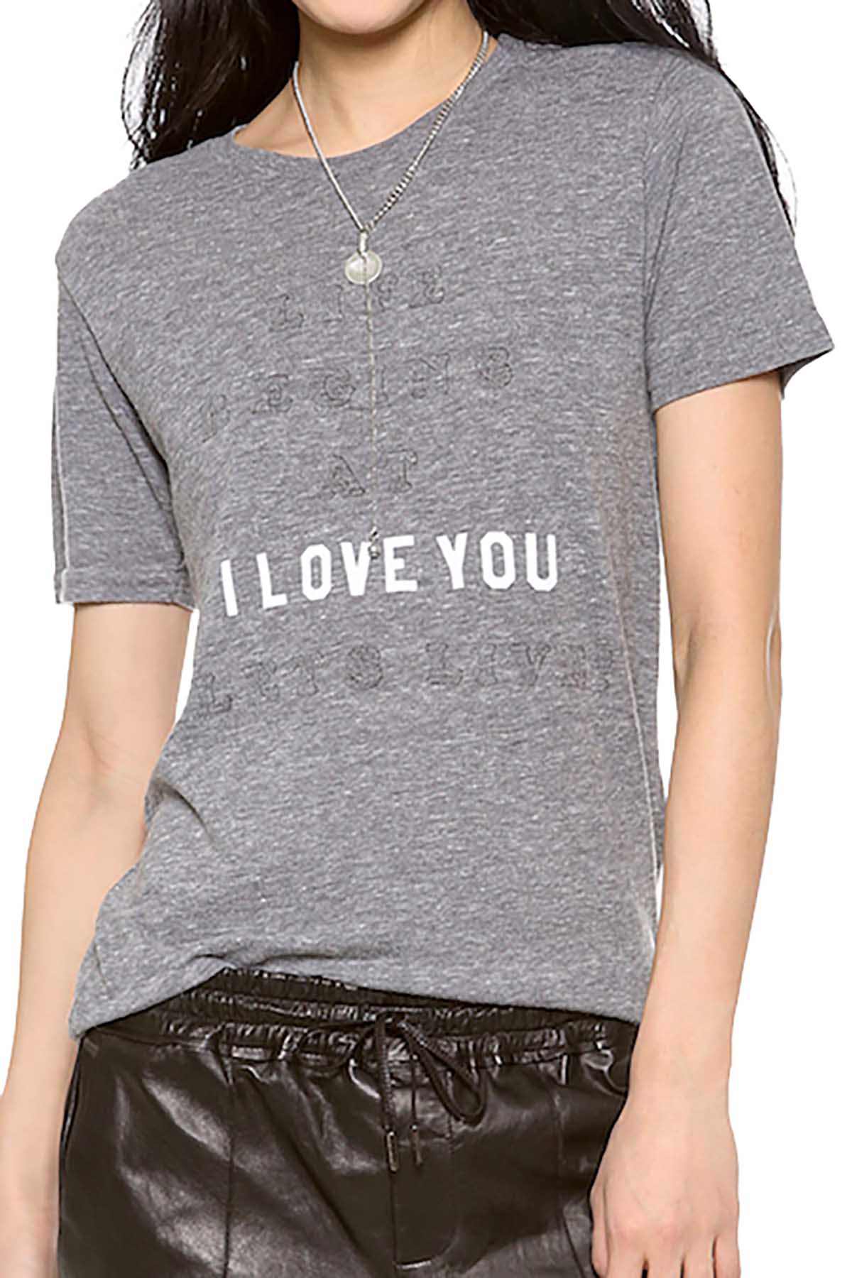 Rxmance Unisex Heather Grey 'Lets Live' Tee