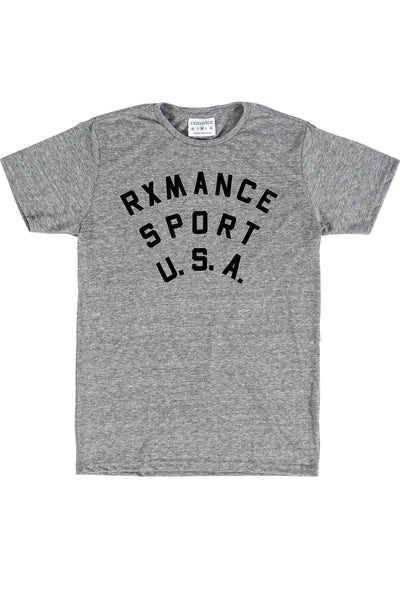 Rxmance Unisex Heather Grey 'Sport' Tee