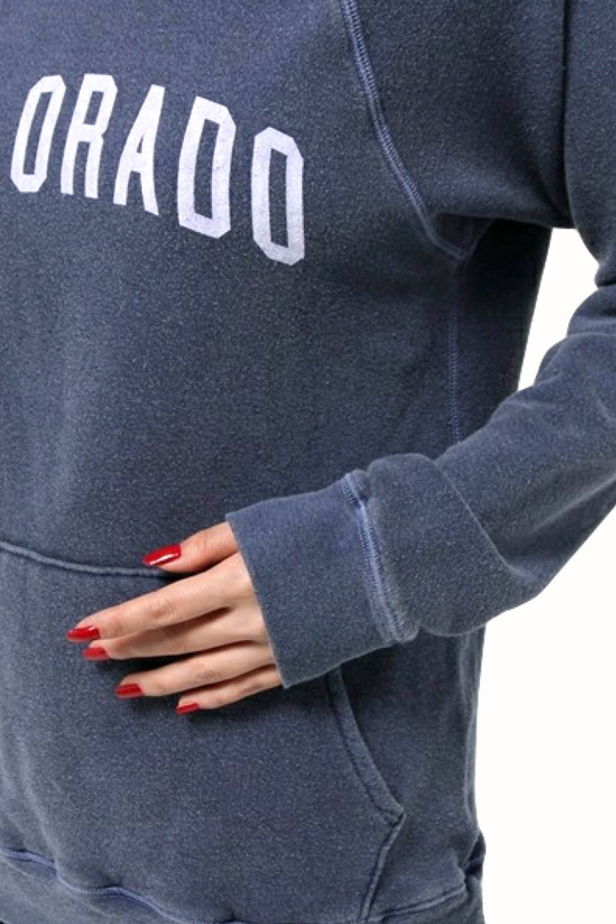 Rxmance Unisex Navy Blue Colorado Hoody