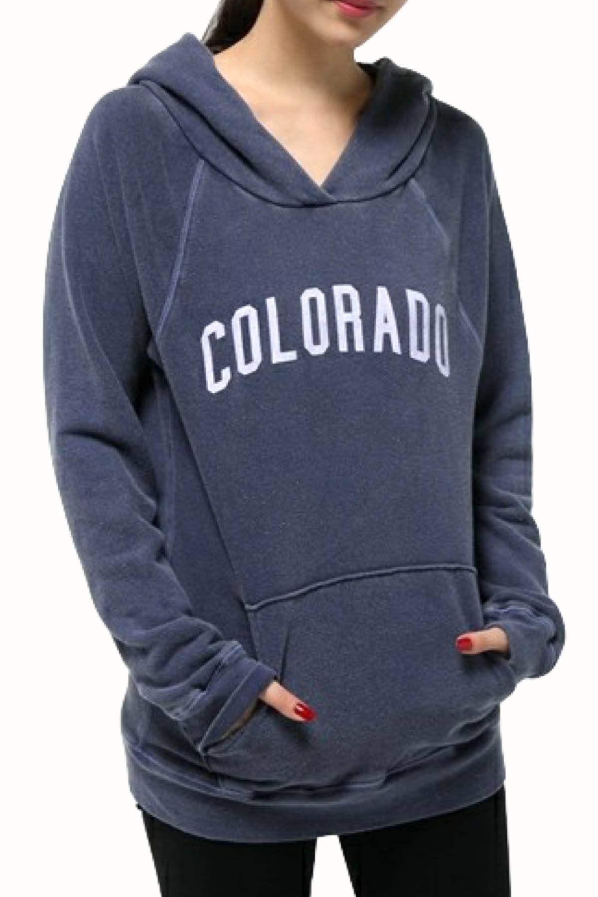 Rxmance Unisex Navy Blue Colorado Hoody