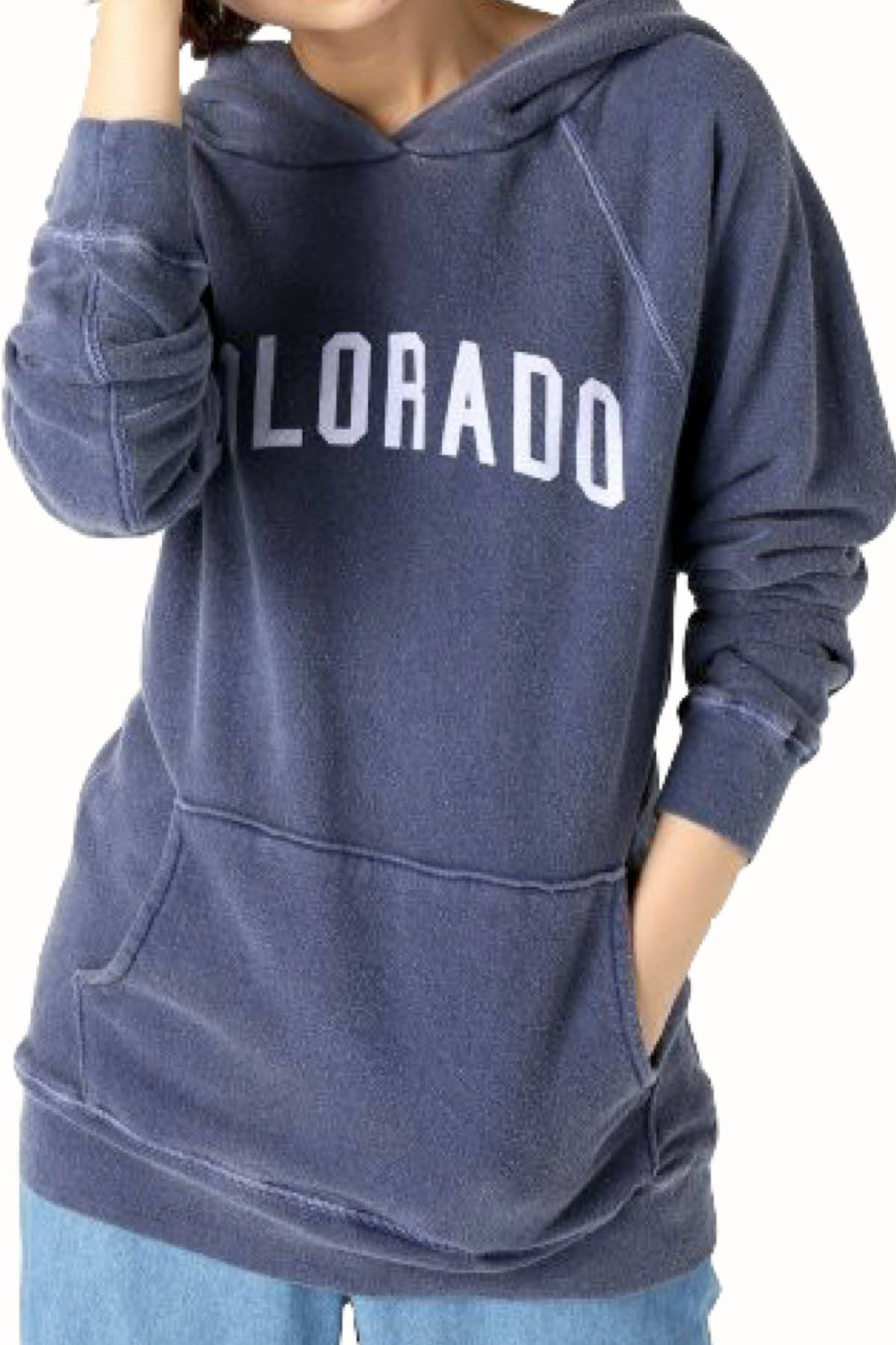 Rxmance Unisex Navy Blue Colorado Hoody