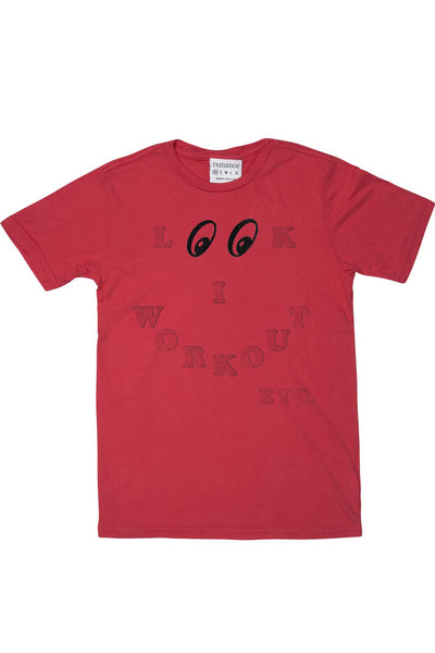 Rxmance Unisex Red Look Crew Tee