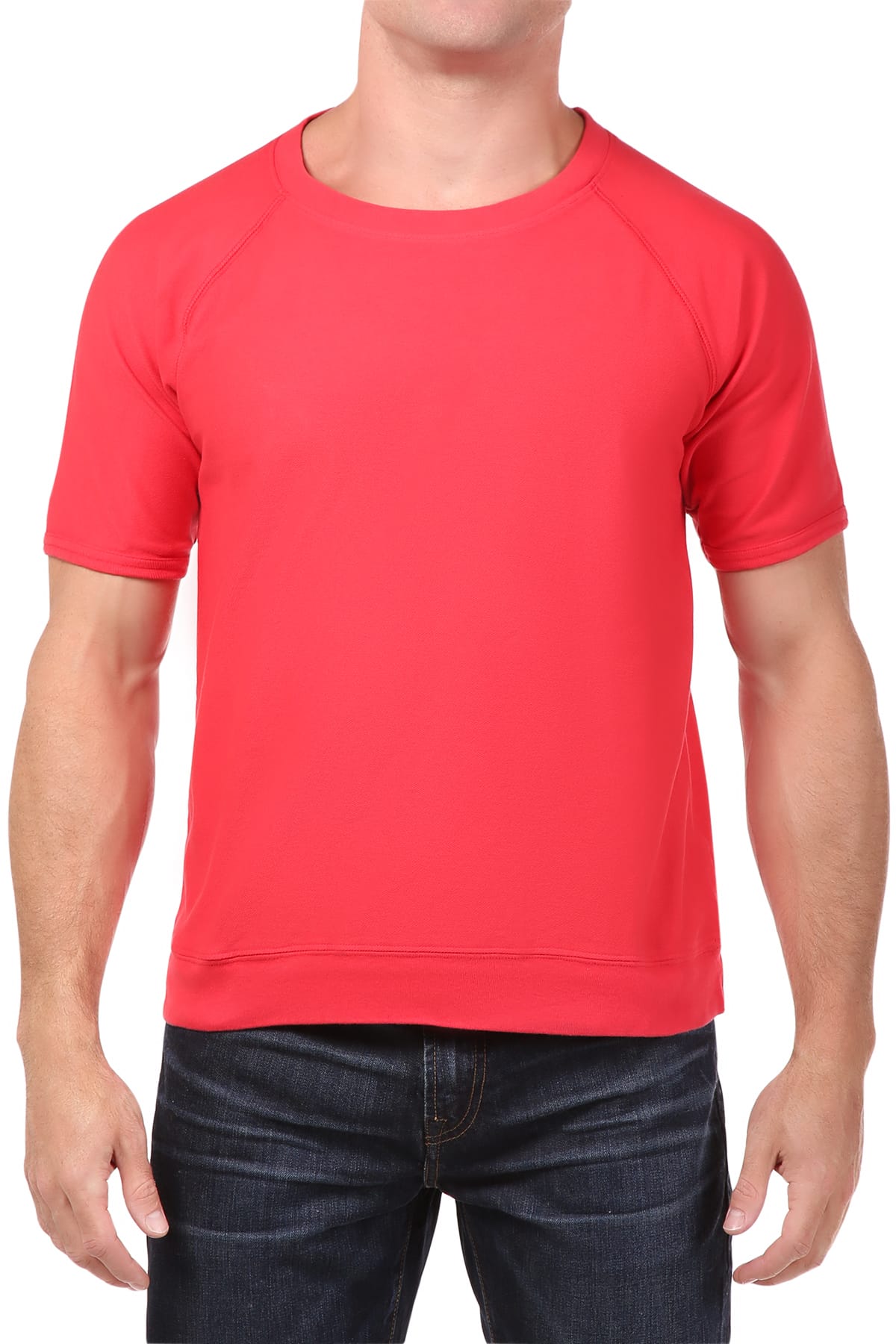 Rxmance Unisex Red Short Sleeve Sweatshirt