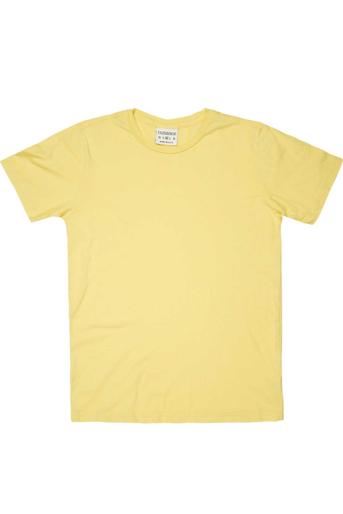 Rxmance Unisex Sunny Yellow Crew Neck T