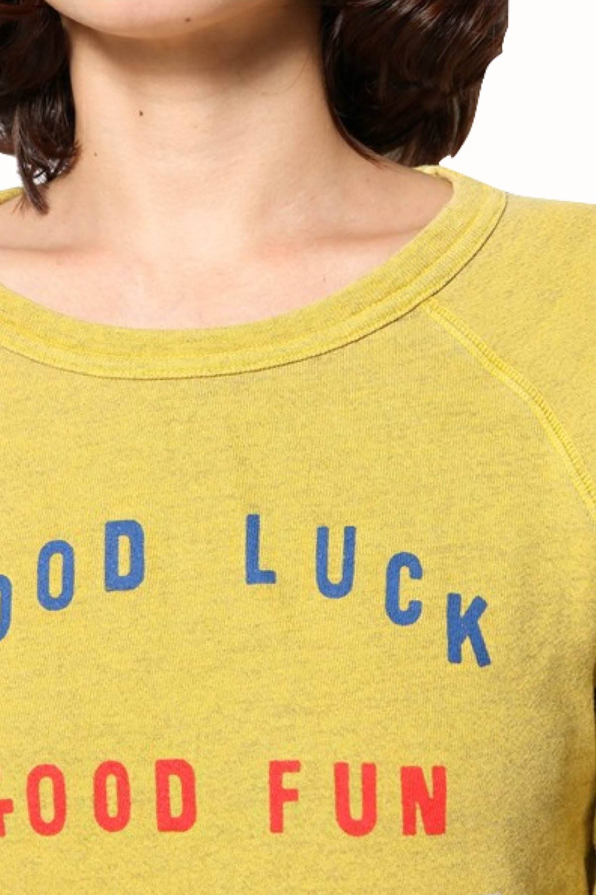Rxmance Unisex Yellow Good Sport Sweatshirt