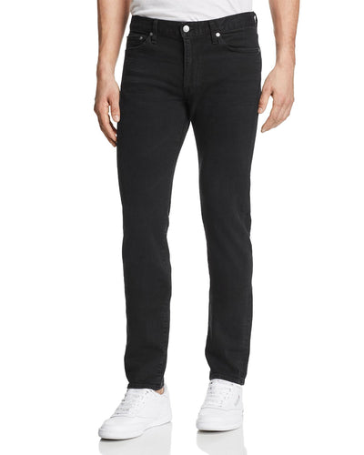 S.m.n Studio Finn Skinny Fit Jeans In Black Rock Black Rock