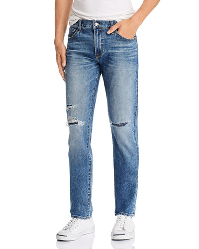 S.m.n Studio S.m.n. Studio Hunter Straight Slim Fit Jeans In Baker Baker