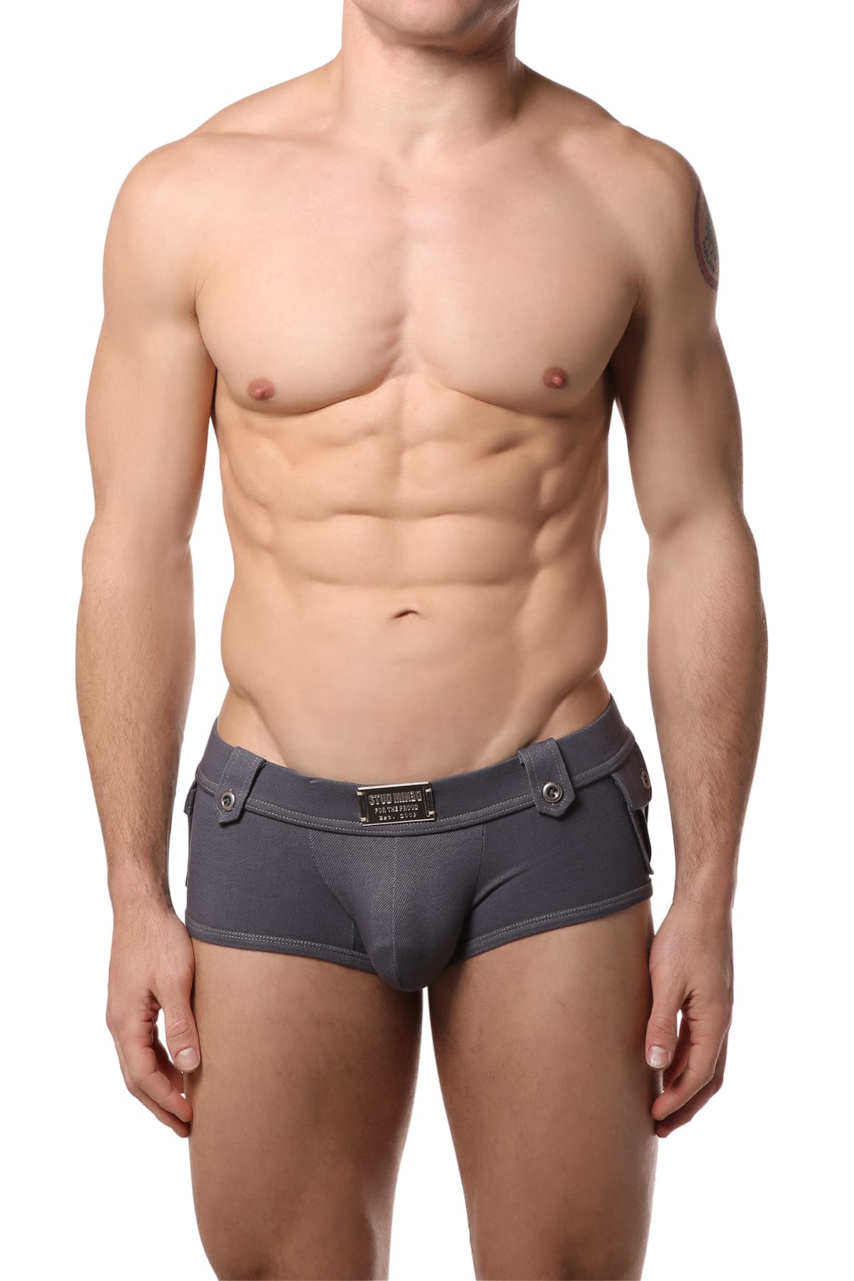 STUD Grey-Denim Griffin Trunk