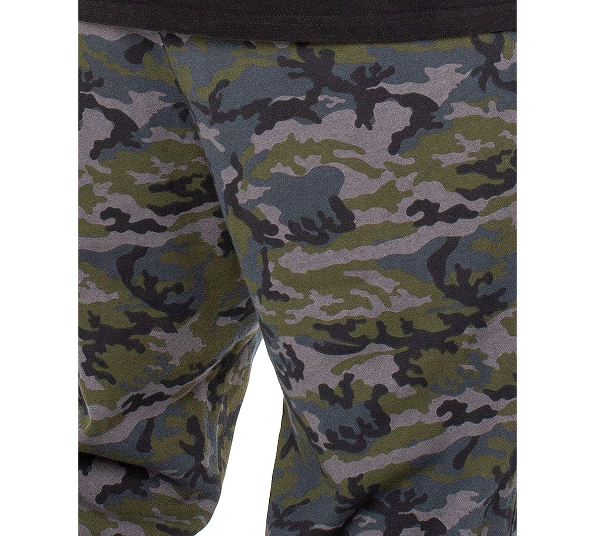 Sanctuary Camo Fleece Jogger Pants Dark Camo