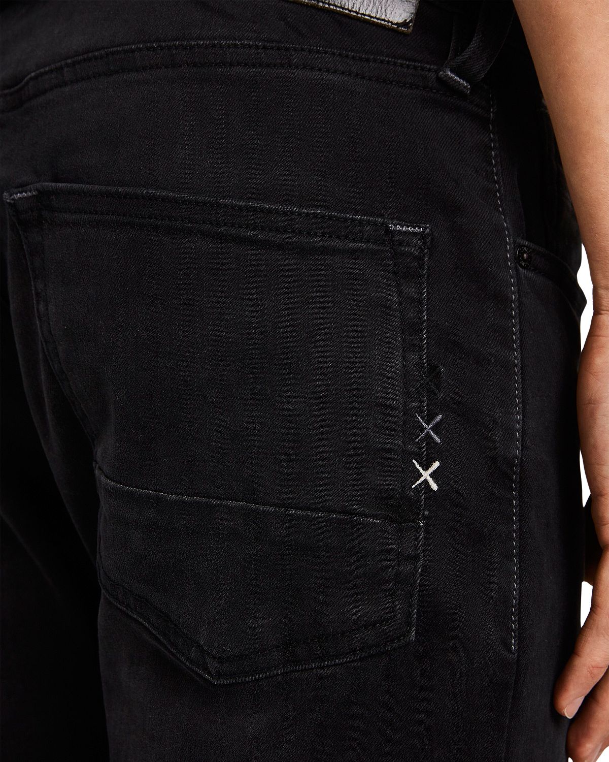 Scotch & Soda Ralston Skinny Fit Jeans In Freerunner Freerunner Black