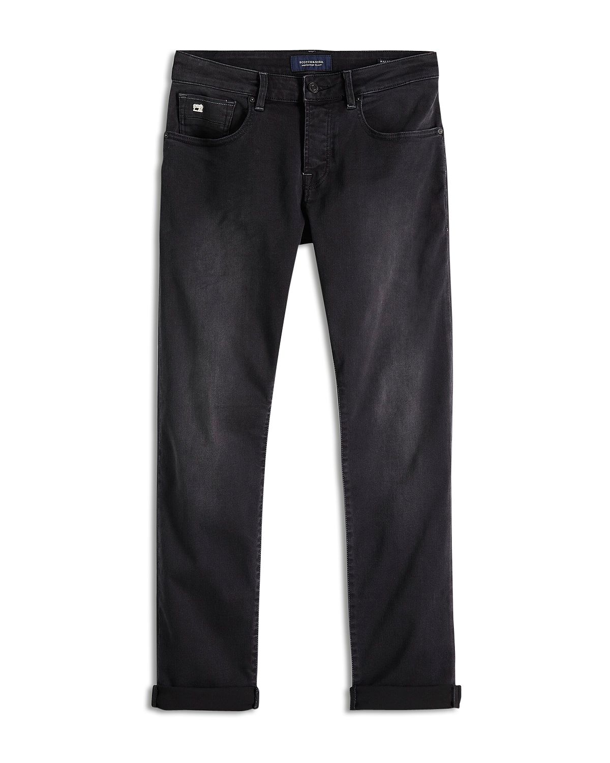 Scotch & Soda Ralston Skinny Fit Jeans In Freerunner Freerunner Black