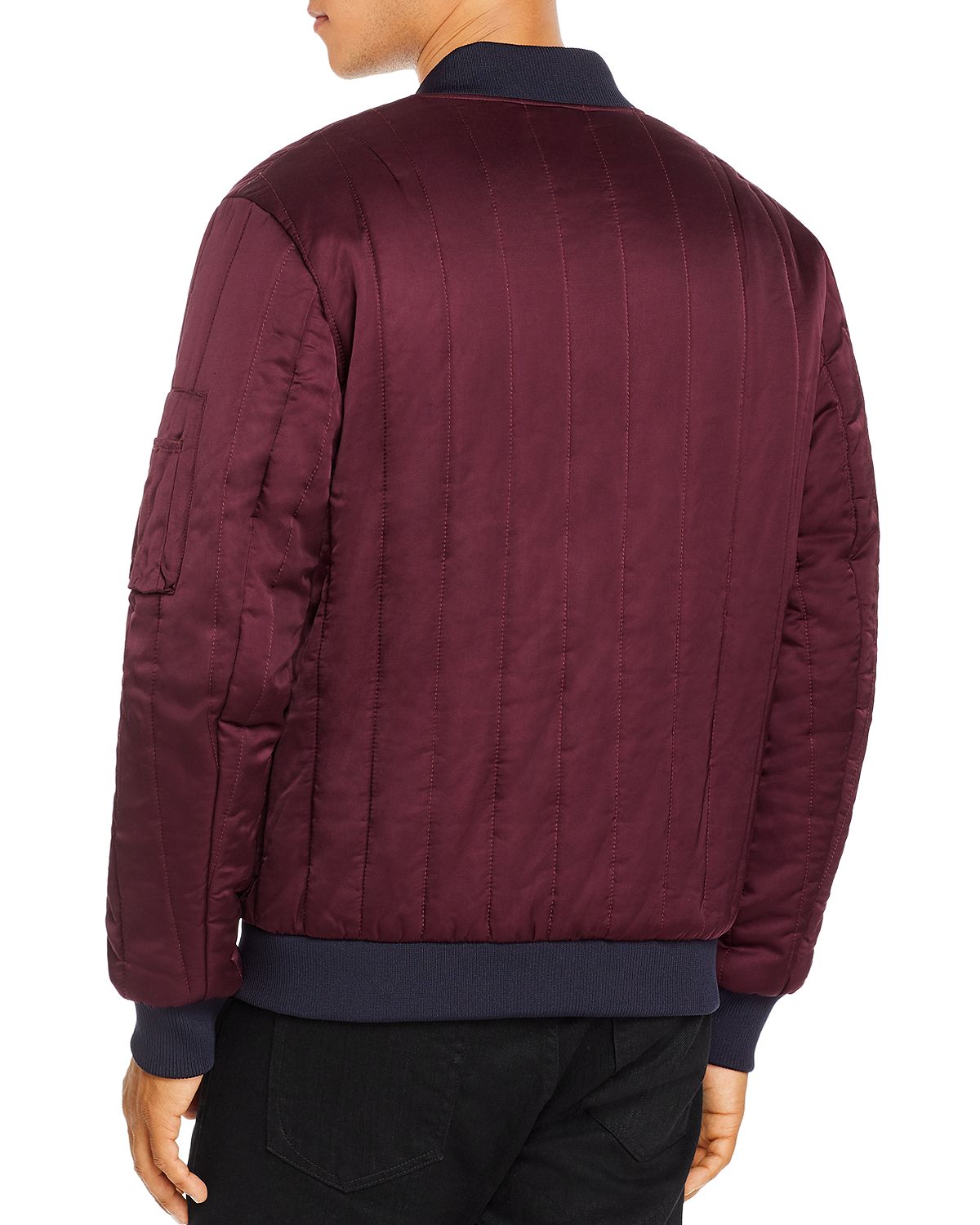 Scotch & Soda Slim Fit Satin Bomber Jacket Combo A