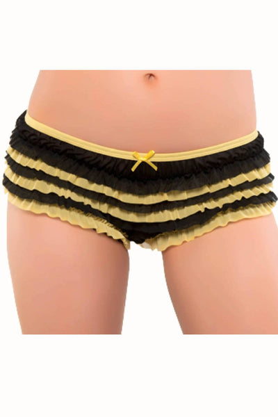 Seven 'Til Midnight PLUS Yellow Ruffle Bootyshort