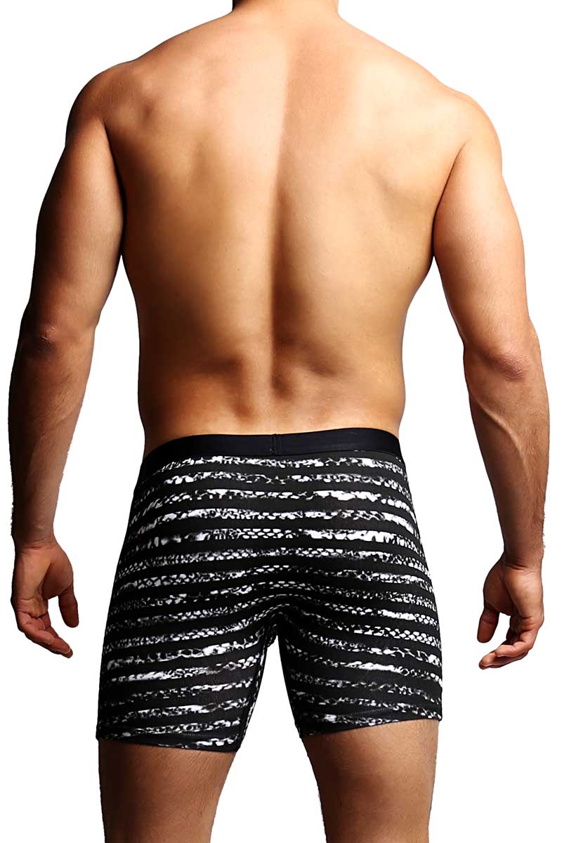 Seven7 White & Black Boxer Brief