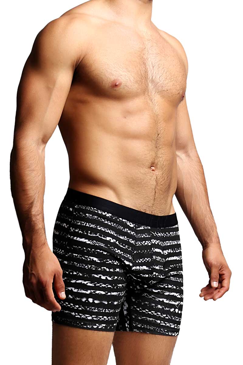 Seven7 White & Black Boxer Brief