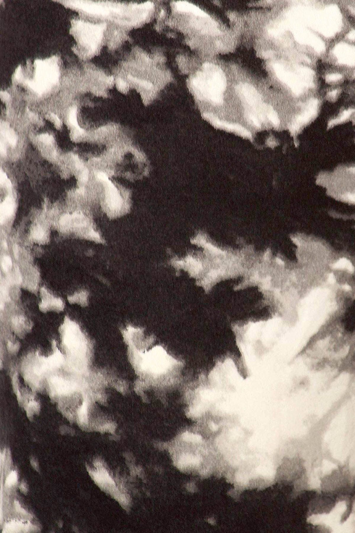 ShoSho Black/White Tie-Dye Print Jogger