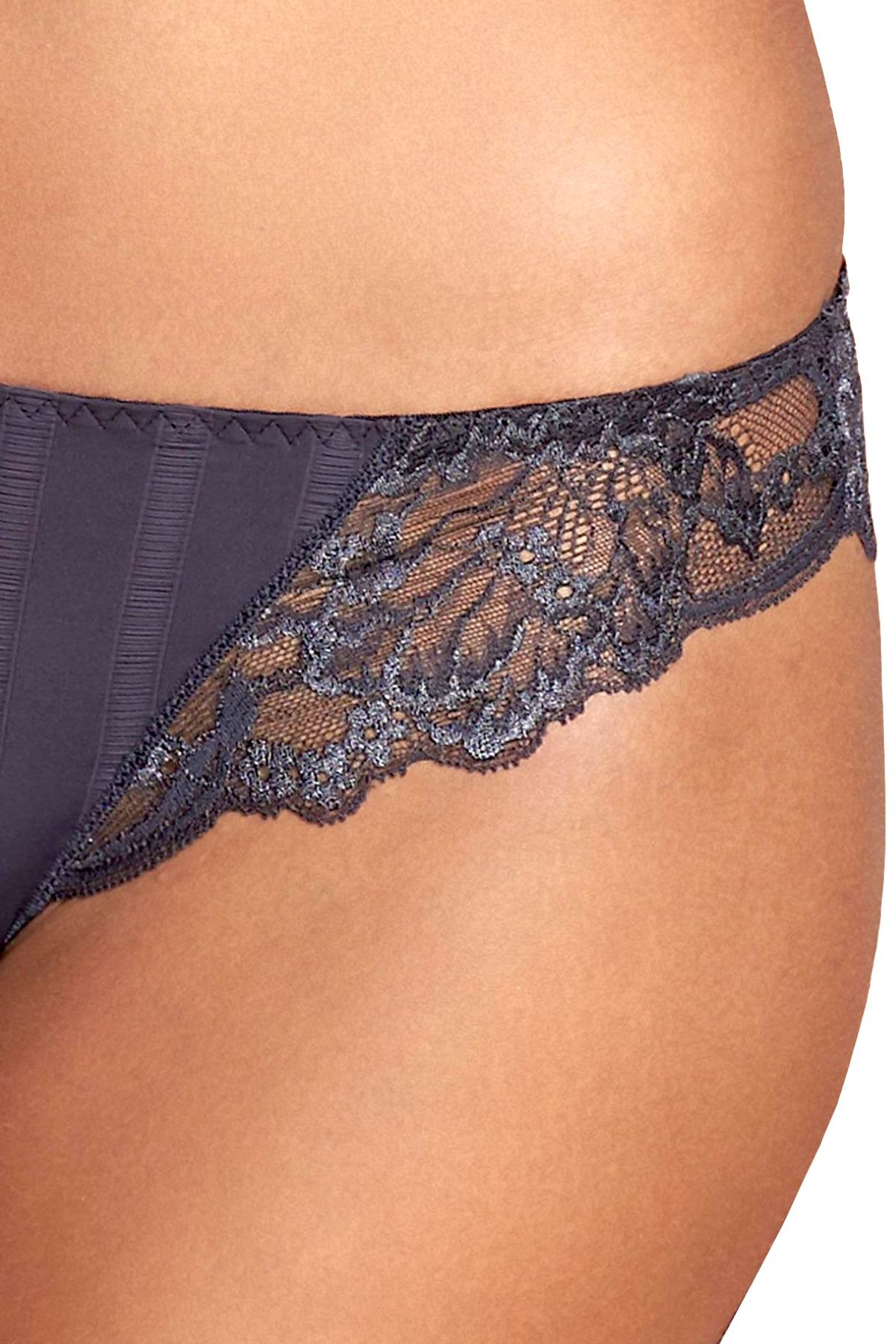 Simone Pérèle Anthracite Amour Tanga