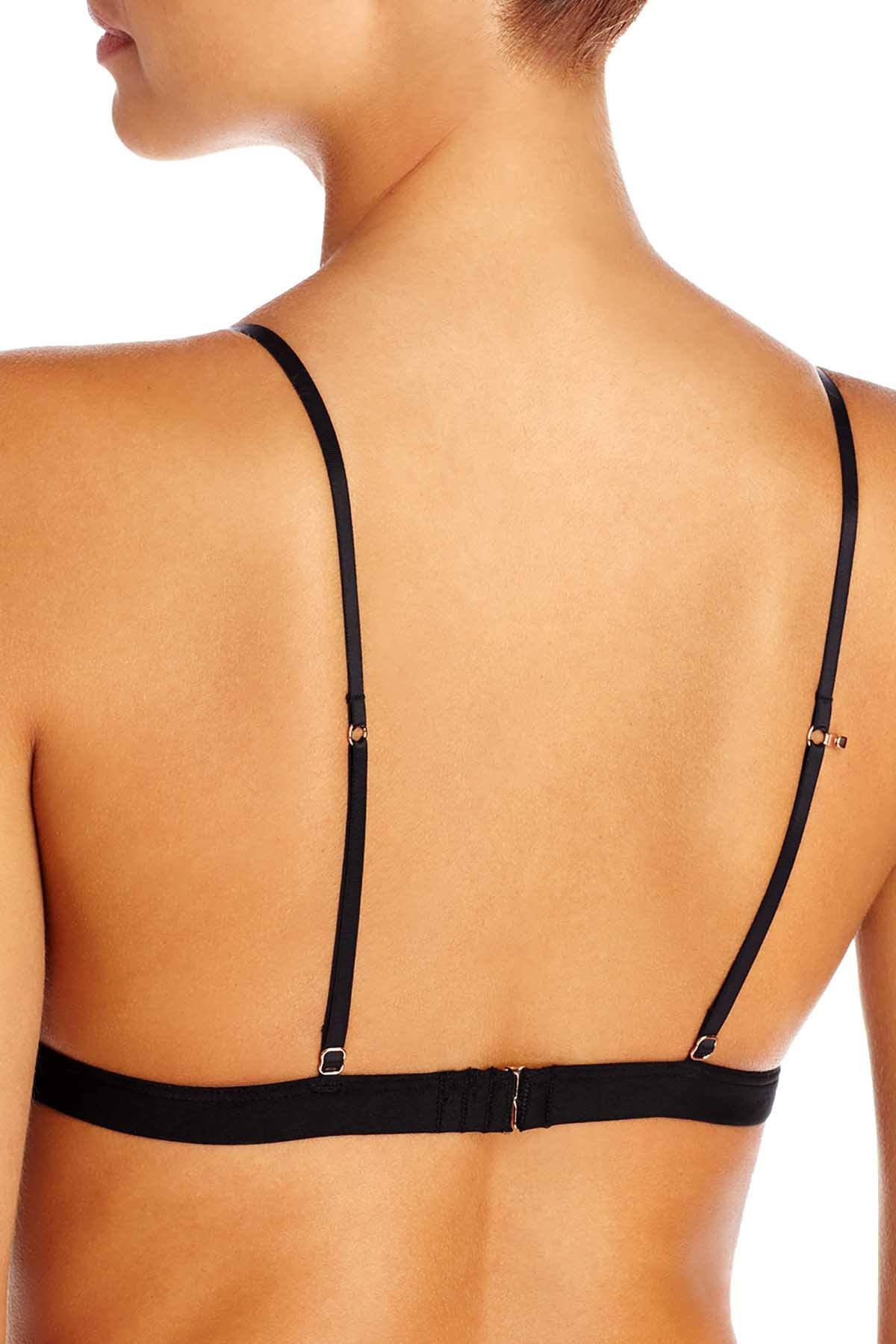 Skarlett Blue Black Favorite Fit Sheer Lace Wireless Bralette