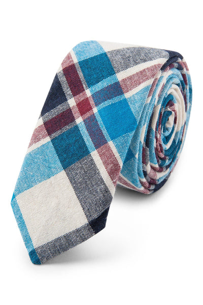 Skinny Tie Madness Black & Blue Virginville Penn Tie