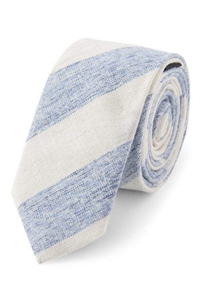 Skinny Tie Madness Blue & White Embarrass Wisconsin Tie