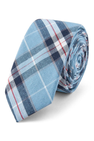 Skinny Tie Madness Light Blue Scoff Tie