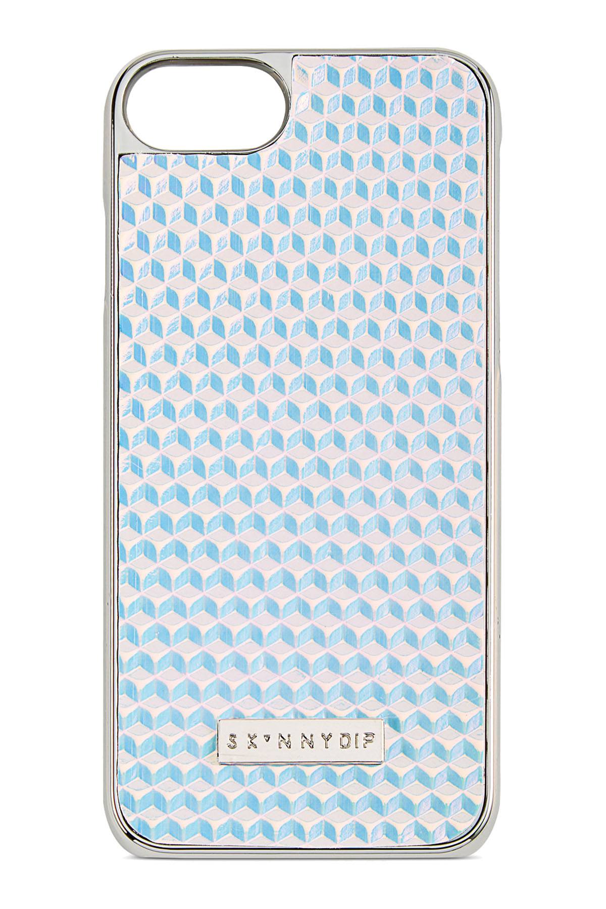 Skinnydip London Holographic Druzy iPhone Case + Screen Protector