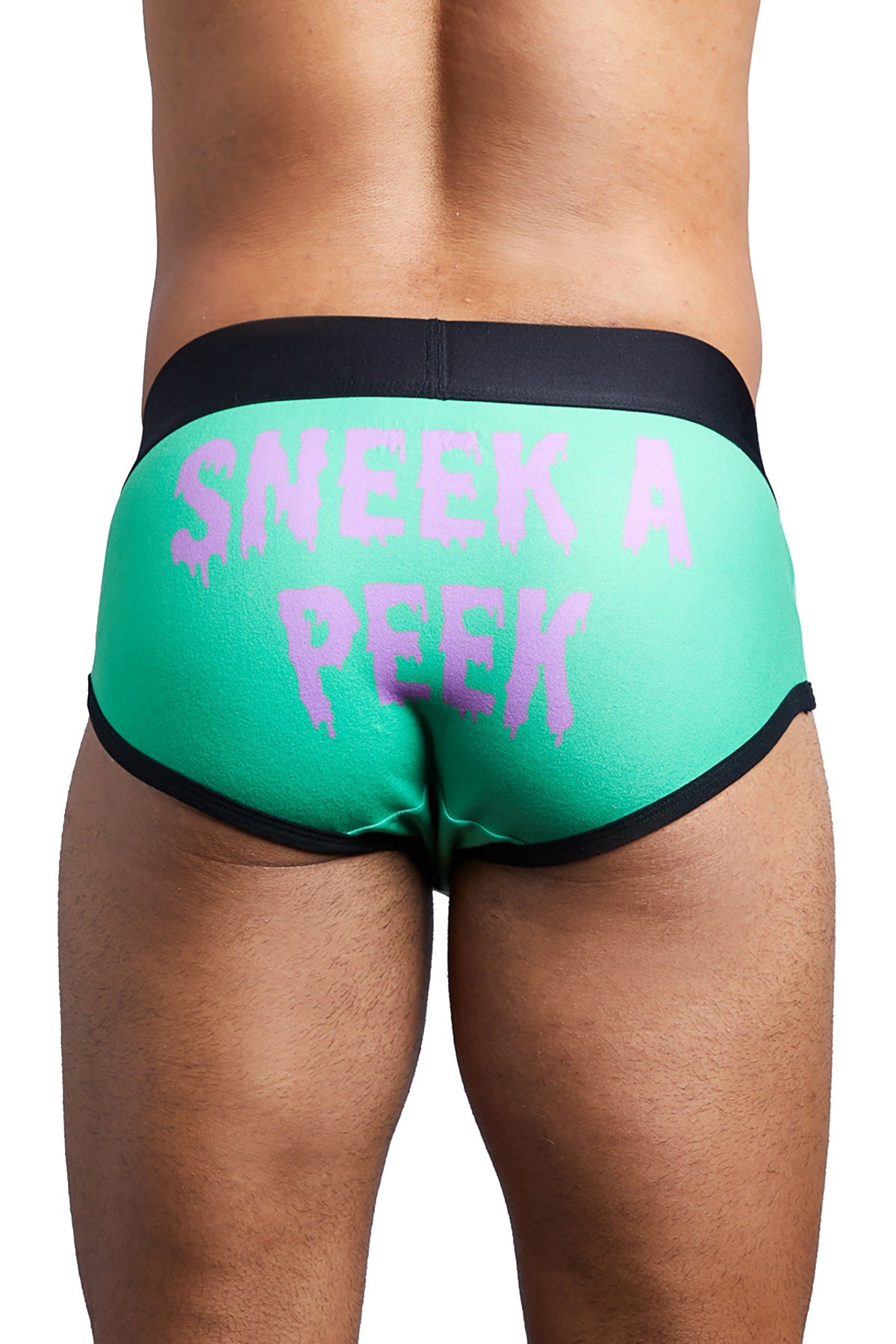 Skull & Bones Green SNEEK Eyes Brief