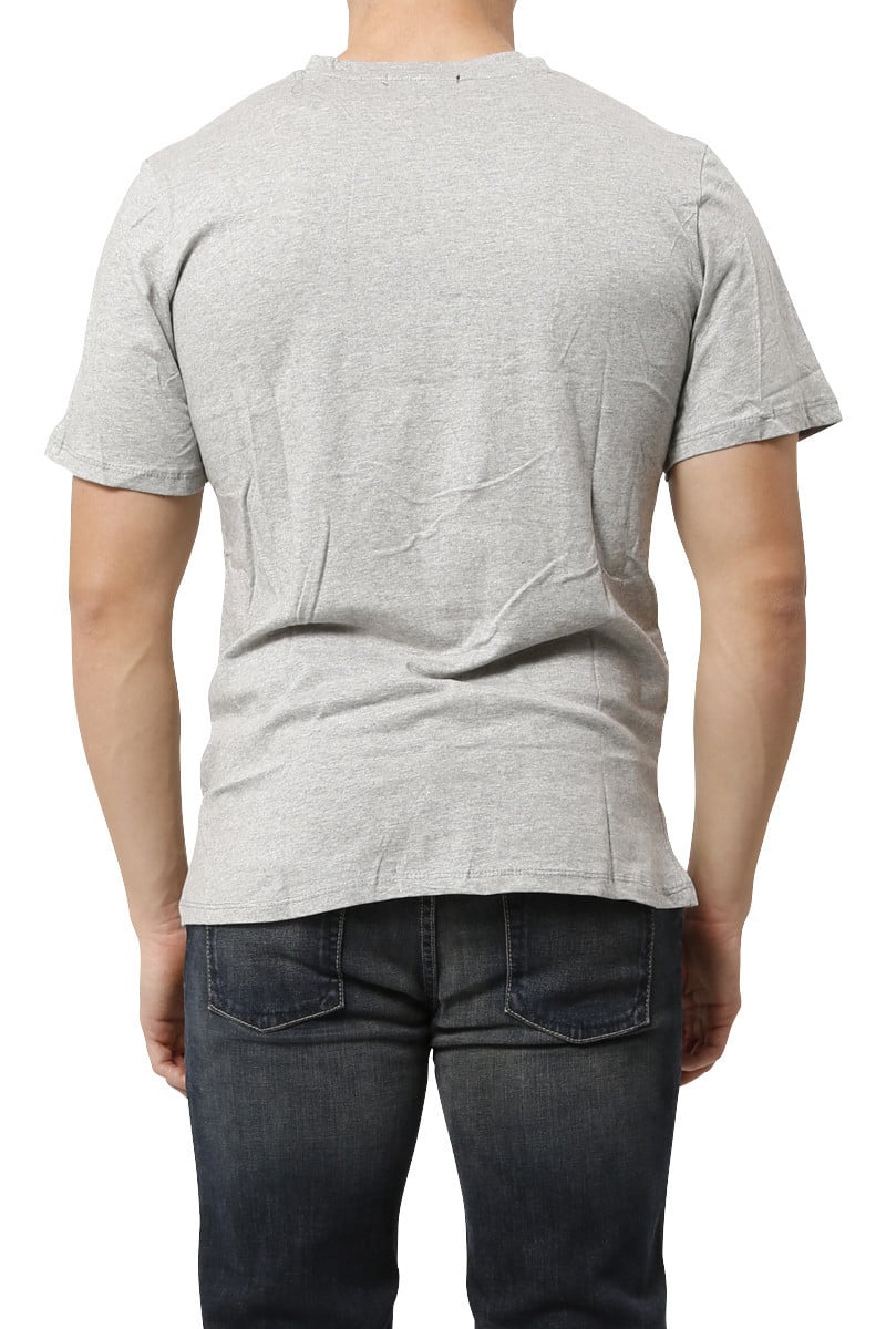 Smash Destroy Grey Graphic V-Neck Tee