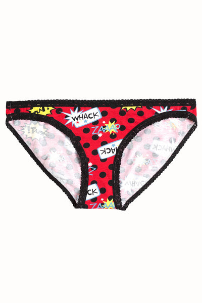 Sock It To Me Blamo Low-Rise Bikini Brief