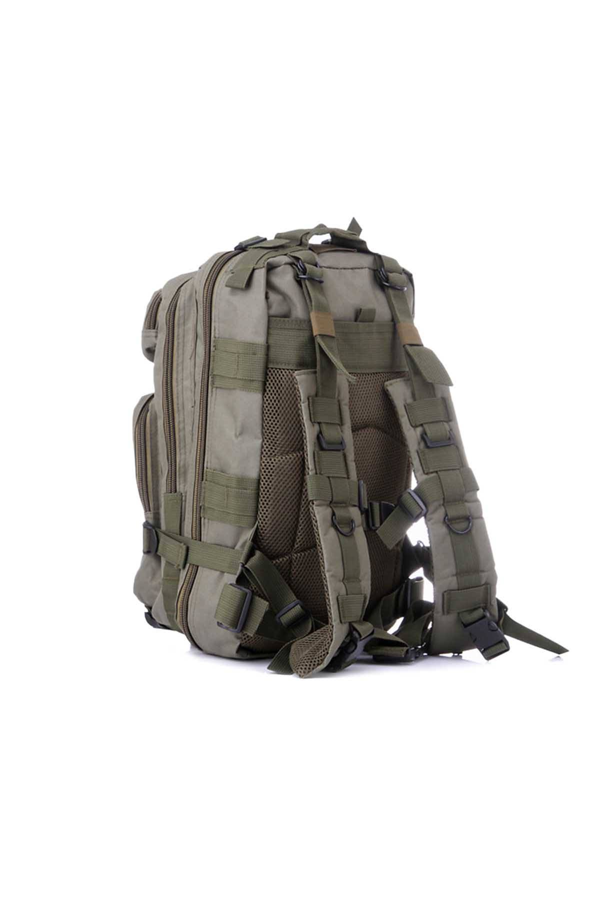 Something Strong Green Military-Style Mid-Size Backpack