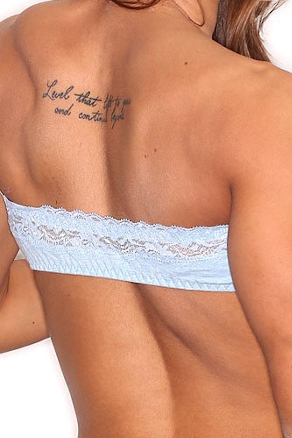 Spreegirl Blue Ribbon And Bow Bandeau Bra