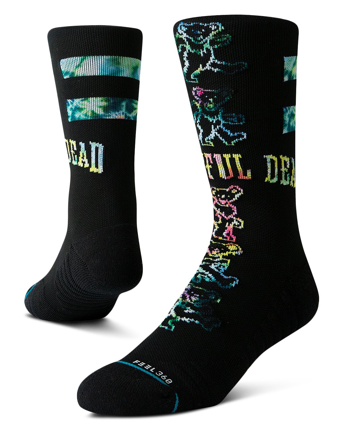 Stance Grateful Dead Bear Socks Black