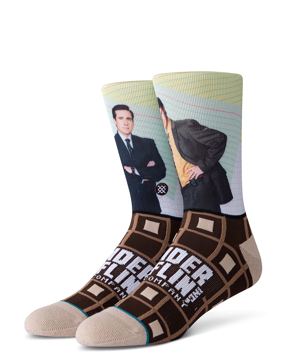 Stance The Office Socks Brown