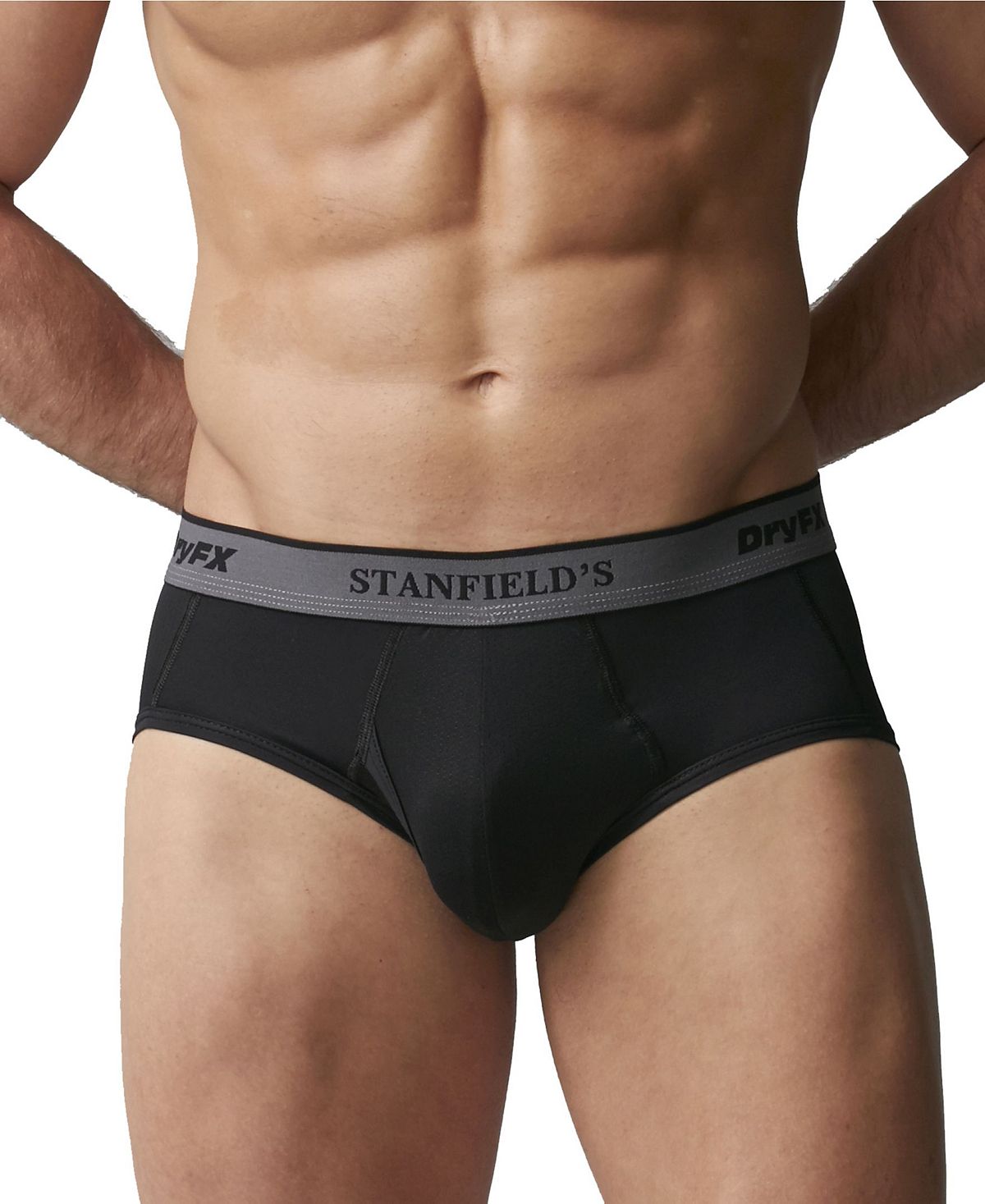 Stanfield's Dryfx Performance Brief Underwear Black – CheapUndies