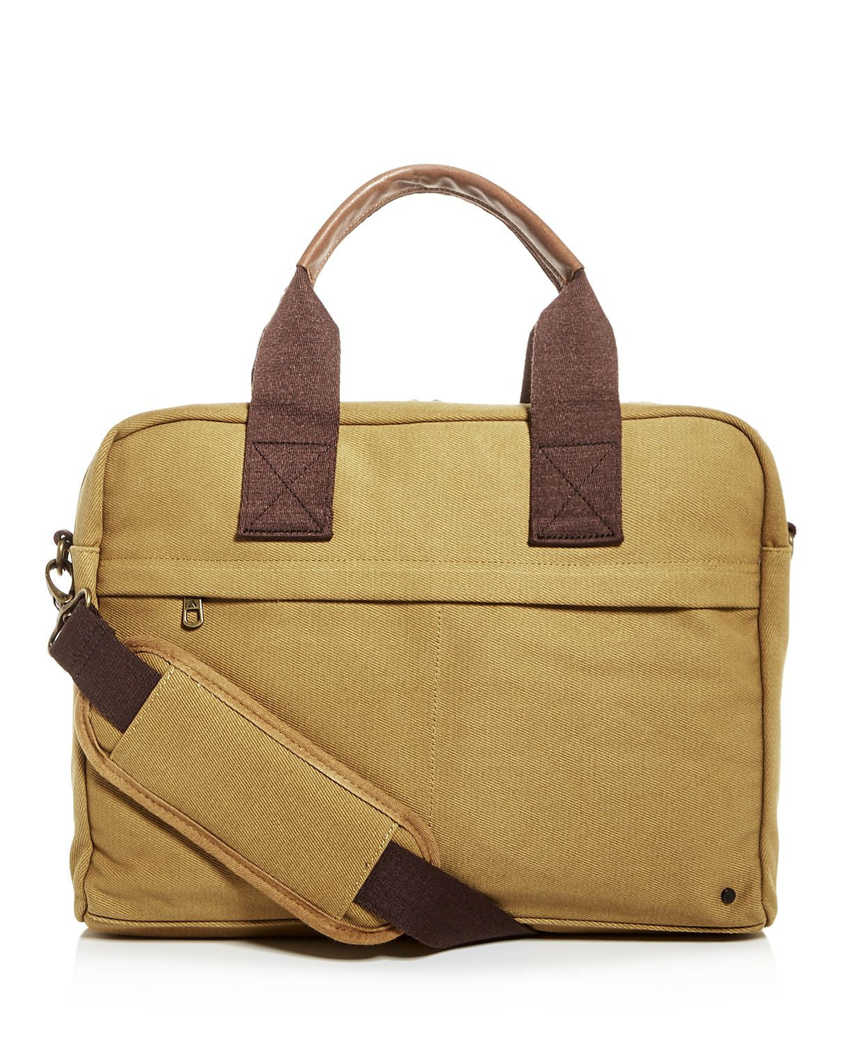 State Preston Cotton Twill Briefcase Tan