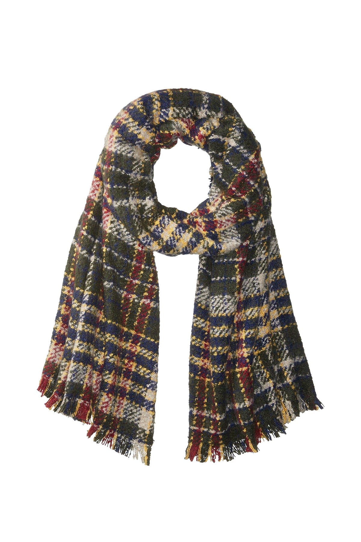 Steve Madden Pack-Me-Plaid Blanket Wrap/Scarf