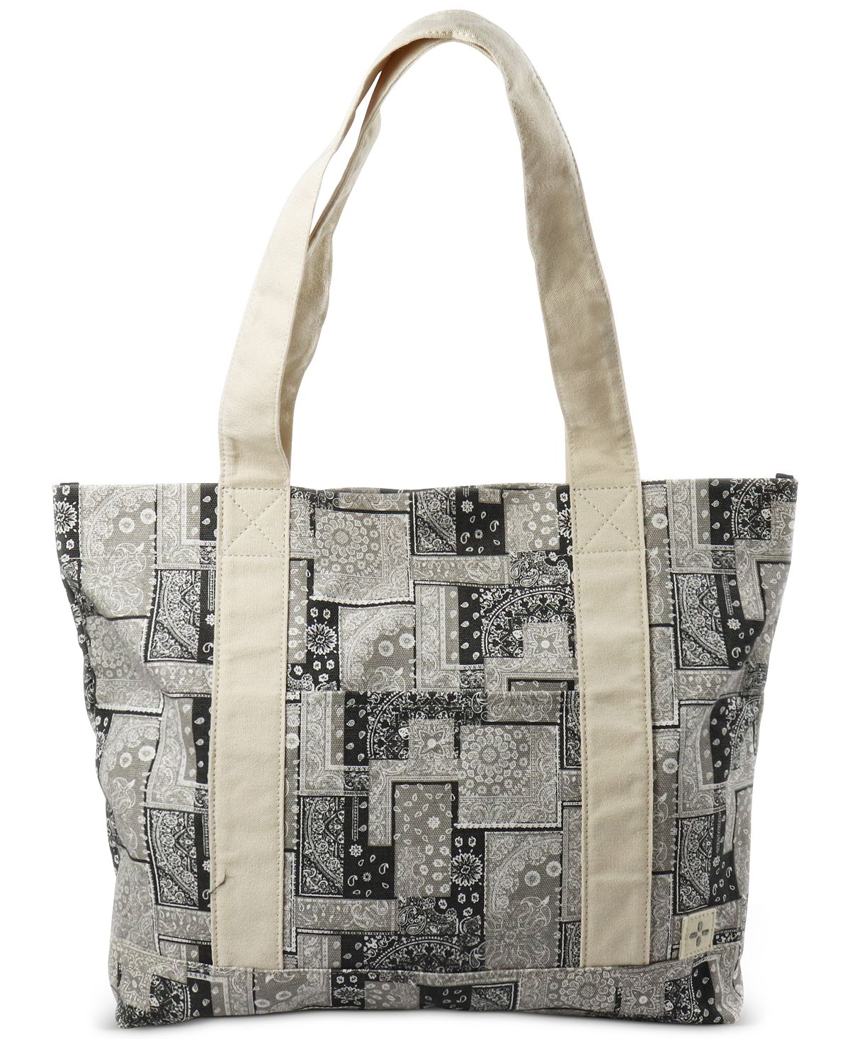 Sun + Stone Sun + Stone Bandana Tote Bag Grey