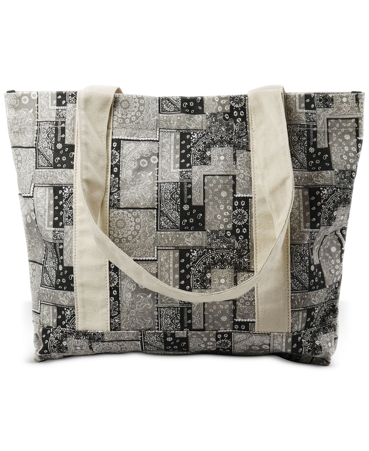 Sun + Stone Sun + Stone Bandana Tote Bag Grey
