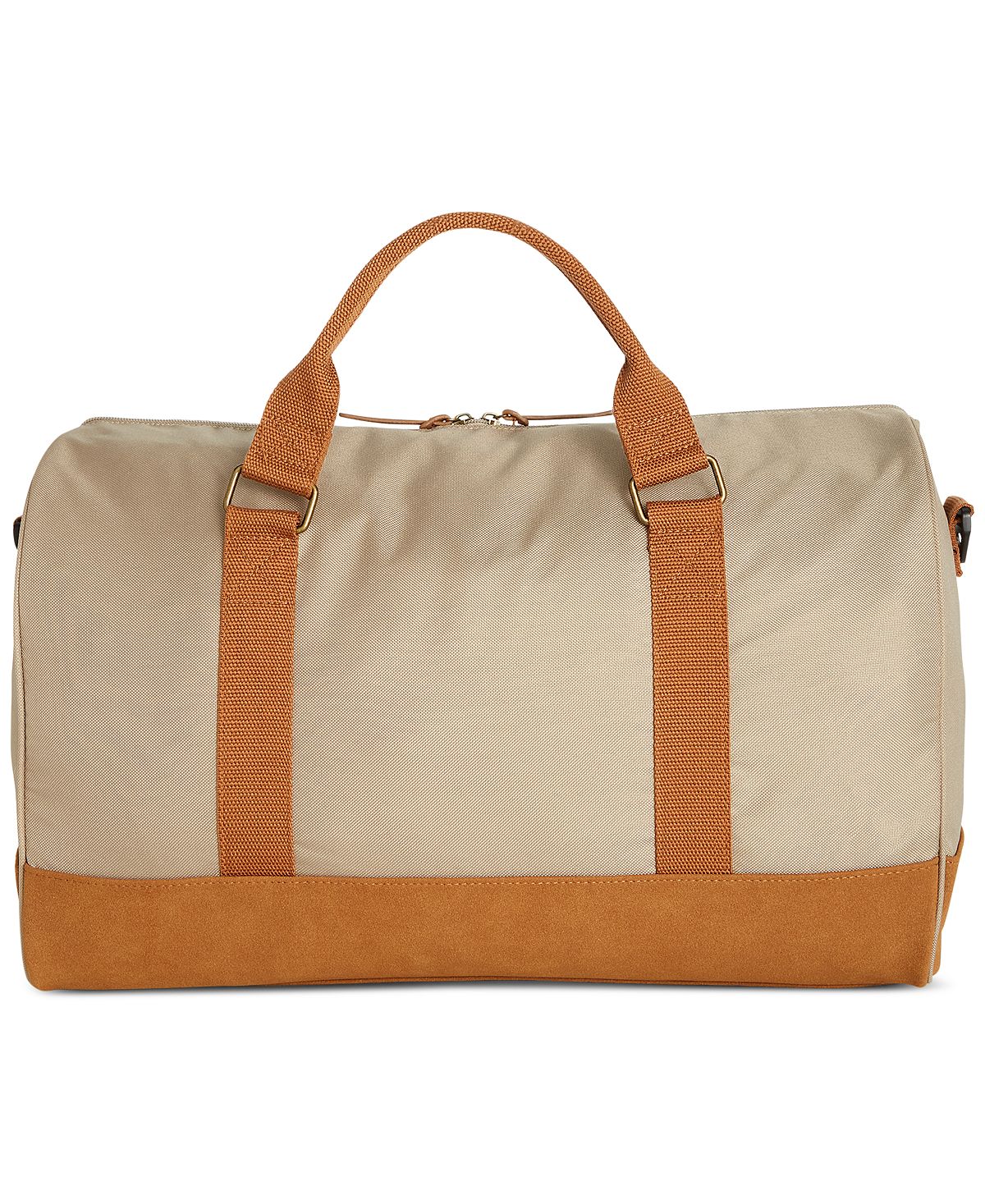 Sun + Stone Sun + Stone Reed Colorblocked Duffel Bag Beige/ Khaki
